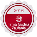 Medal Firma Godna Zaufania 2016